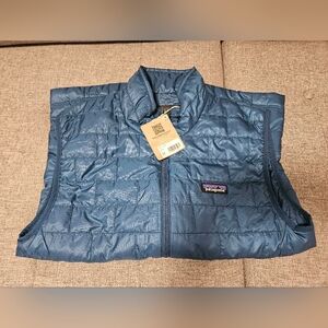 NWT - Patagonia Men's Nano Puff Vest in Lagom Blue SMALL